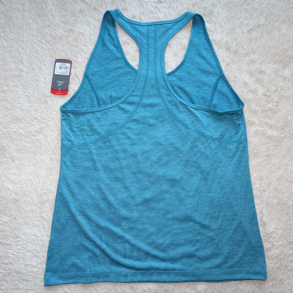 Women's Size Large Teal Moisture Wicking Racerback Tank Top - NWT - Picture 3 of 3